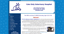 Desktop Screenshot of catsonlyvet.com